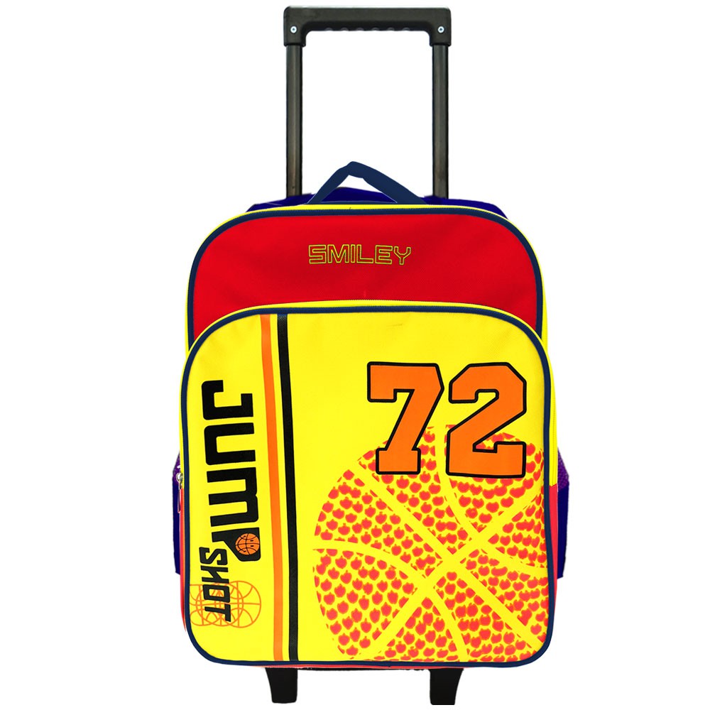 Smiley By Poly Pac 16” Primary School Student Trolley School Bag SS1551R / 1638R/ 1651R Shopee