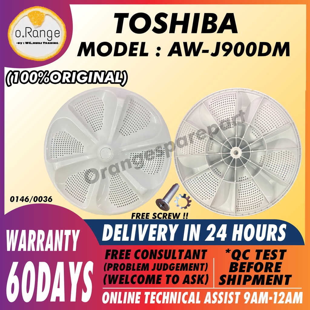 (100ORIGINAL) AWJ900DM TOSHIBA WASHING MACHINE PULSATOR / TOSHIBA