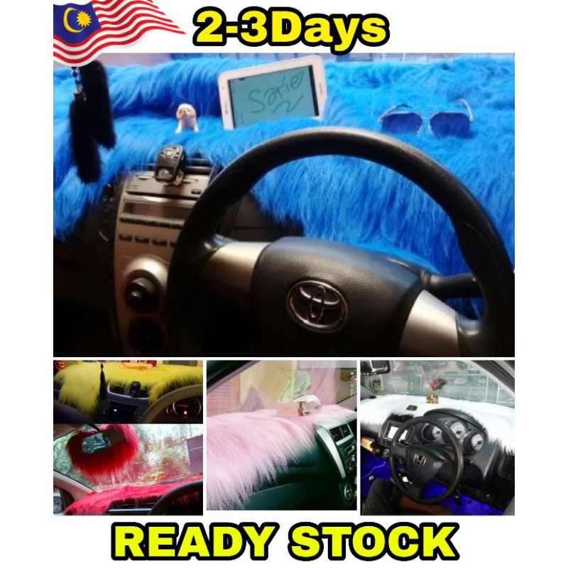 READY STOK Bulu Dashboard FIT ALL CAR (Cover Dashboard/Alas Dashboard