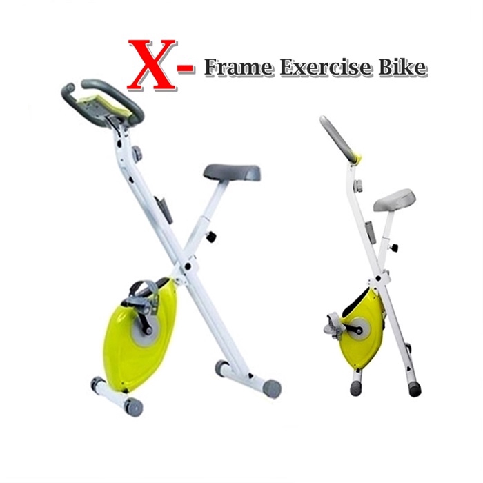 Folding Exercise XBike, Folding XFrame Cycle Exercise Bike