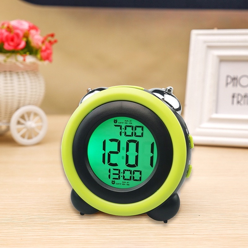 Loud Alarm Clock For Heavy SleepersDual, Alarm Clock With Snooze, Backlight Silent Alarm Clock