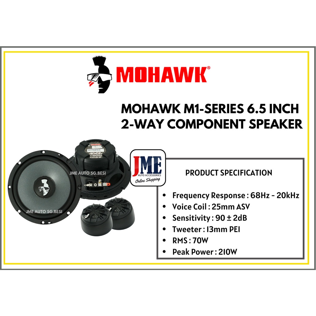 [INSTALLATION][JME AUTO] MOHAWK (M1/M3/M5) SERIES 6.5" INCH COMPONENT