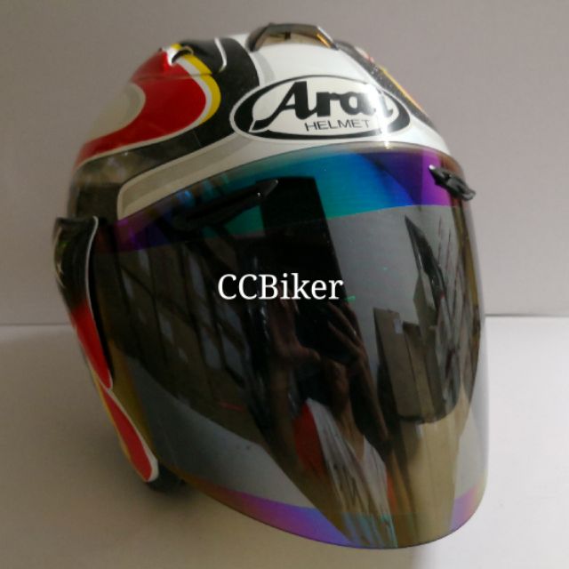 ARAI Aoyama Ram3 III helmet (with rainbow visor) Shopee Malaysia