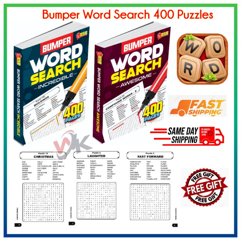 Word Search Book Bumper Word Search Puzzles 400 Pages Awesome