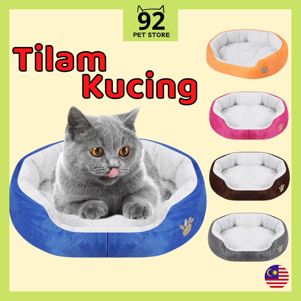 【92 PETSTORE】50cm Tilam Kucing Katil Kucing Comfy And Soft Little Paw