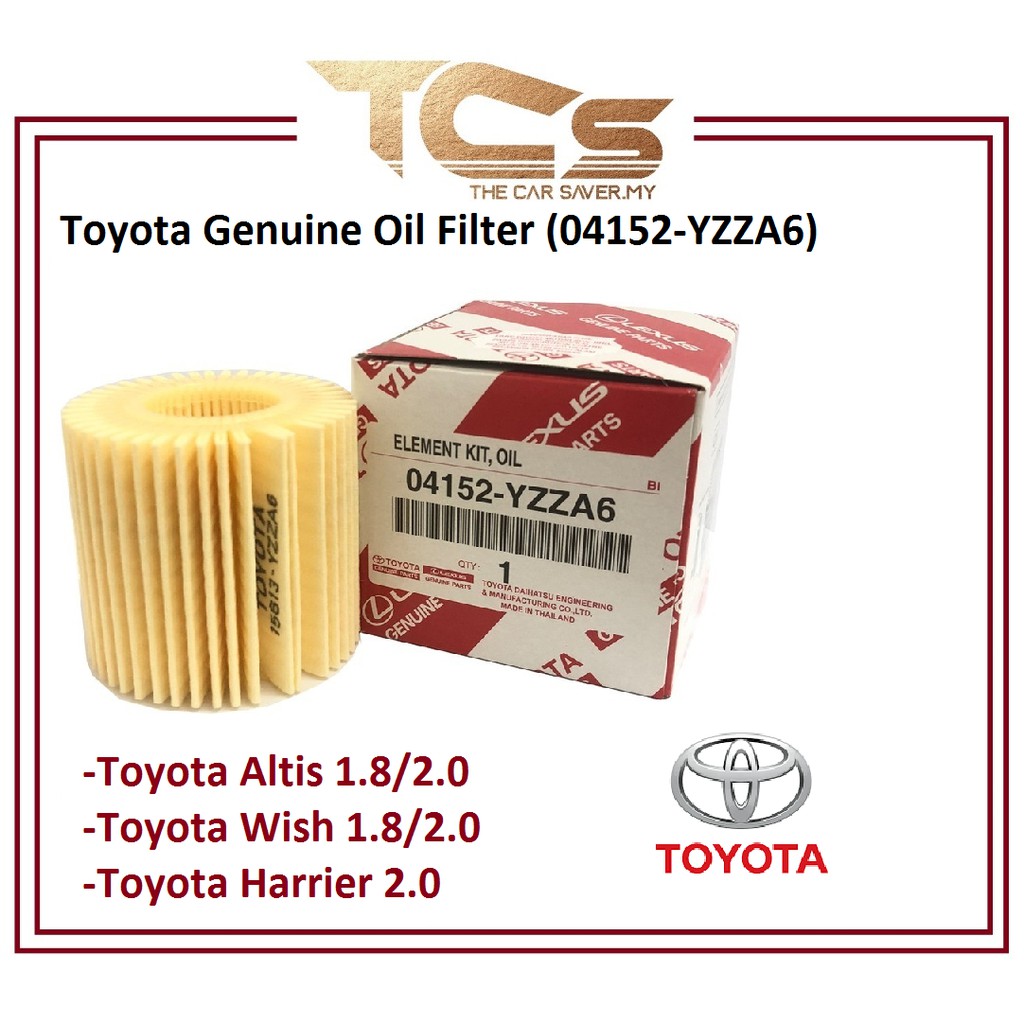 Toyota Genuine Oil Filter (04152YZZA6 ) Shopee Malaysia