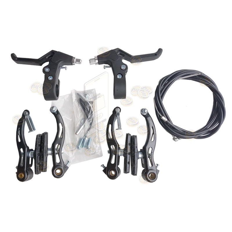 Bicycle V Brake Set / Basikal V Brake (1 bike set) for MTB/ Lady Bike