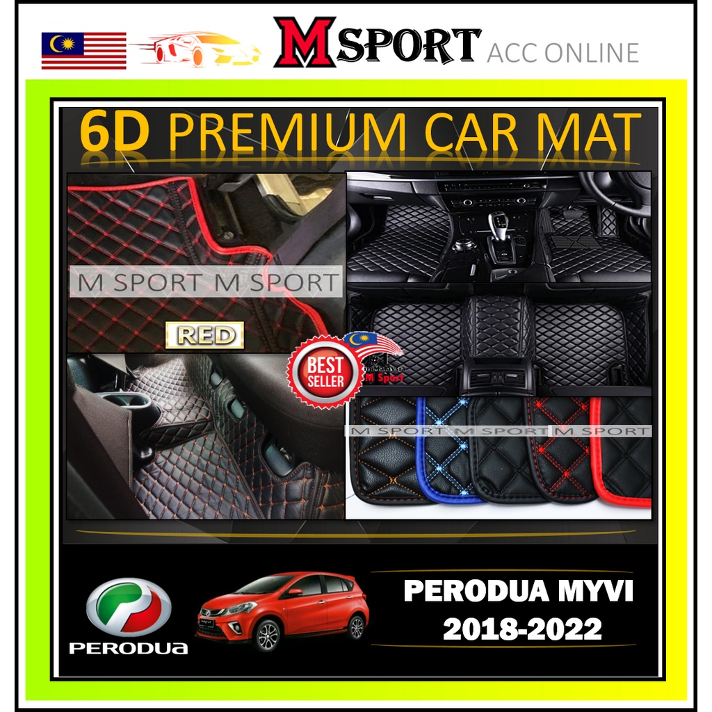 (MADE IN MALAYSIA) PERODUA MYVI 2018 2019 2020 2021 2022 LEATHER LUXURY