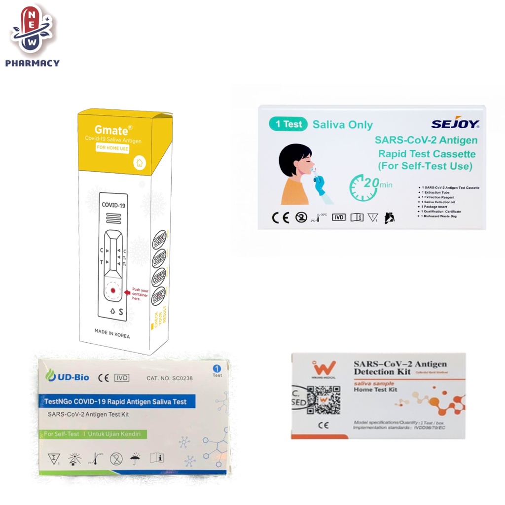 *Clearance* Covid19 Saliva SelfTest Kit (Gmate 1's/ UDBio TestNGo 1