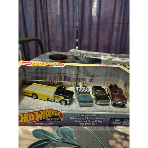 Hot Wheels Premium Box Set Trucks Shopee Malaysia