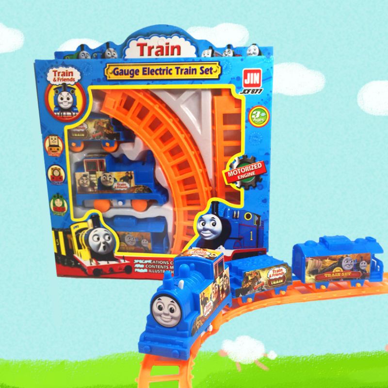 Spiderman BatteryPowered Train Track Toy Box Shopee Malaysia