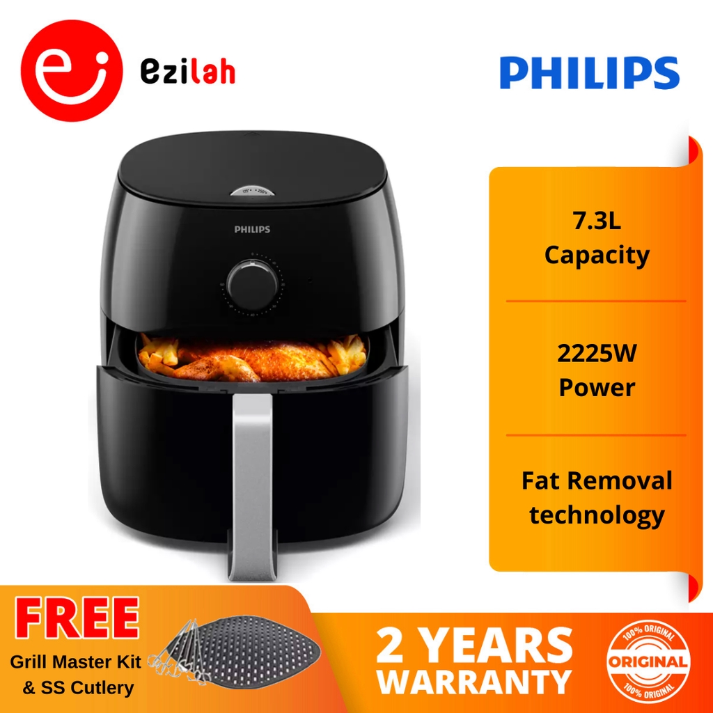 Philips Premium Air Fryer XXL family size with Fat Removal technology HD9630 Shopee Malaysia
