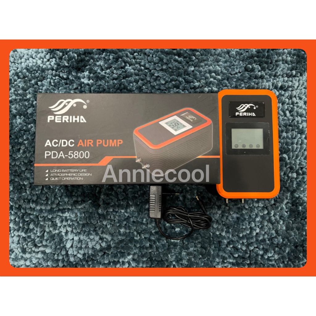 PERIHA AC/DC AIR PUMP PDA5800 FOR AQUARIUM (8 MONTH WARRANTY) Shopee
