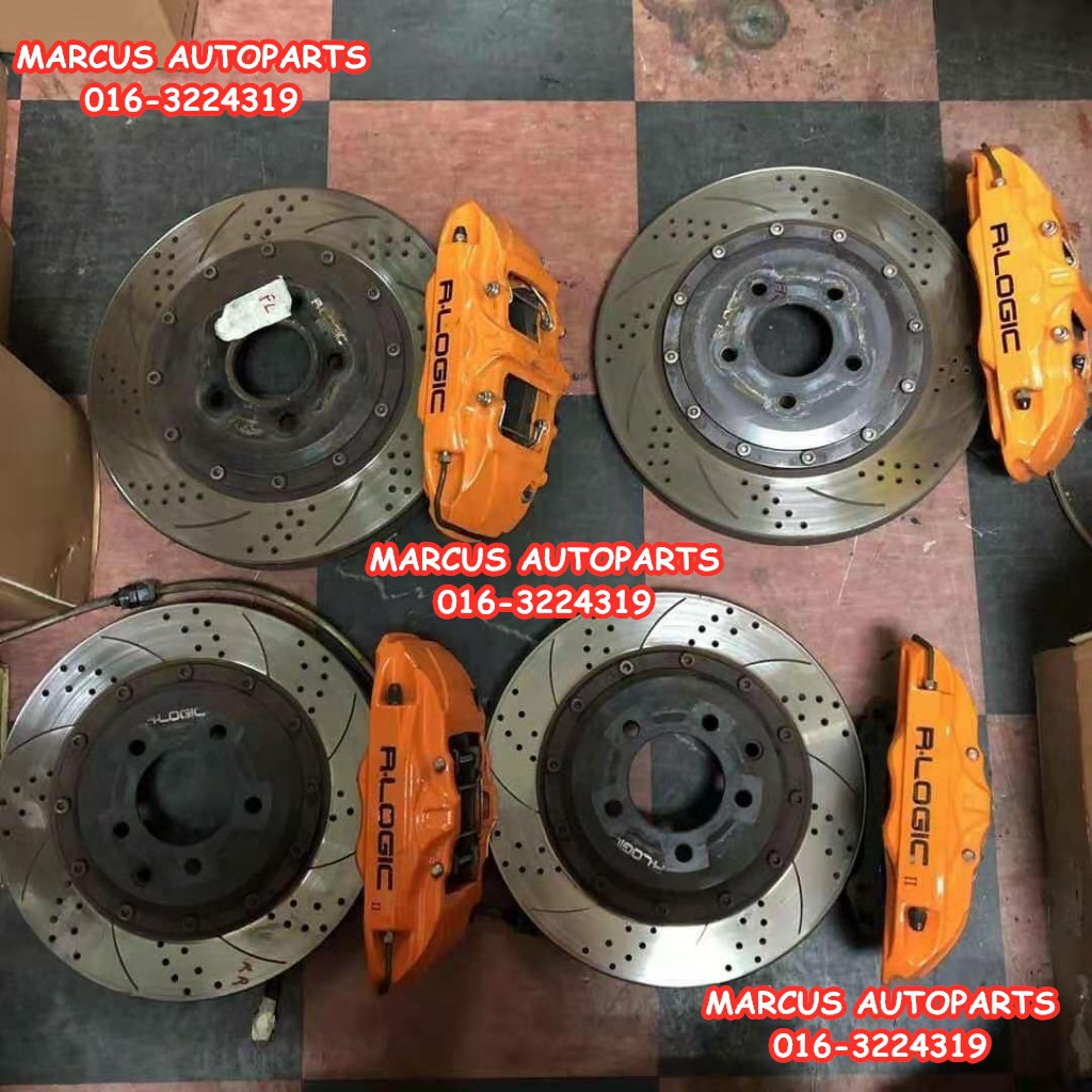 R.LOGIC (BREMBO) 6 Pot (Front) 4 Pot (Rear) Brake Kit Set With Disc