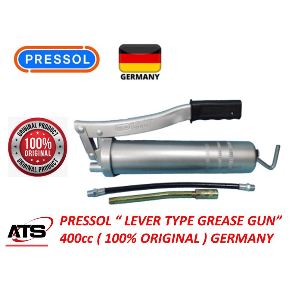 PRESSOL “ LEVER TYPE GREASE GUN” 400cc ( 100 ORIGINAL ) GERMANY
