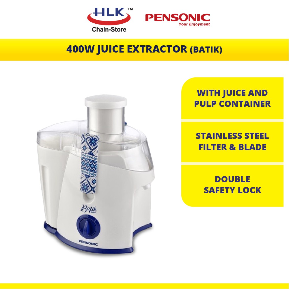 PENSONIC 400W Juice Extractor (Batik) PJ300B Shopee Malaysia