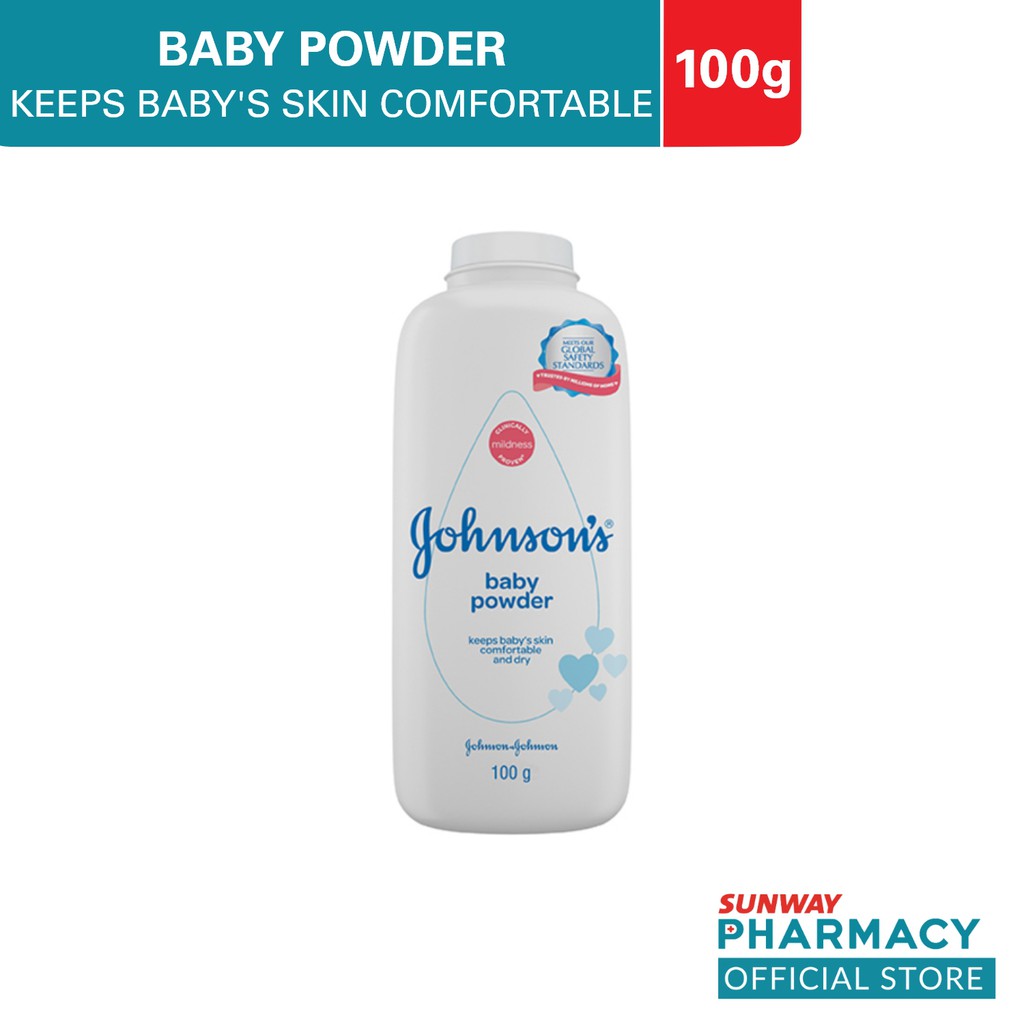 J&J Baby Powder Active Fresh/Bedtime/Blossoms/Regular (100g) Shopee
