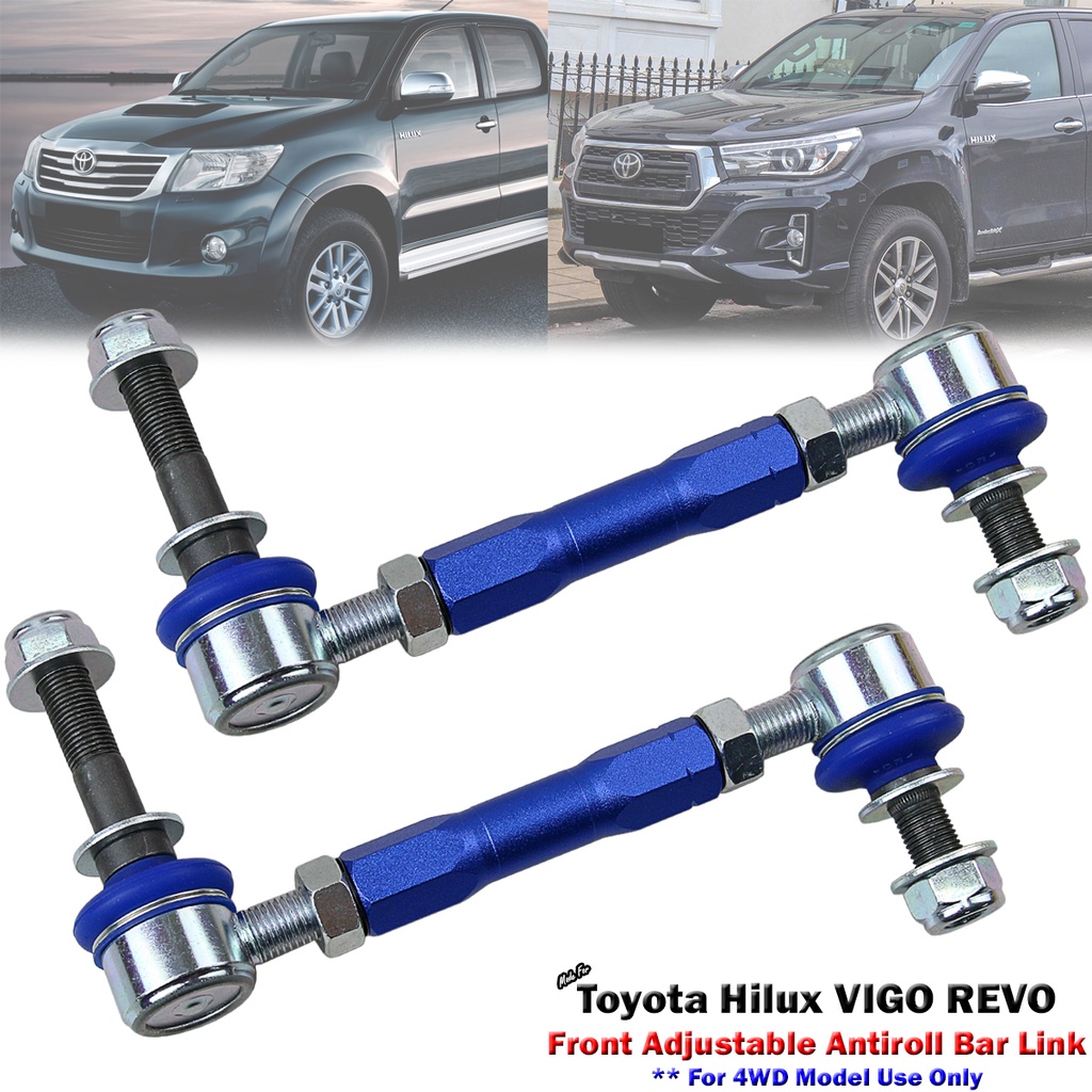 [READY STOCK] Front Adjustable Anti Roll Sway Bar Link Kits For Toyota