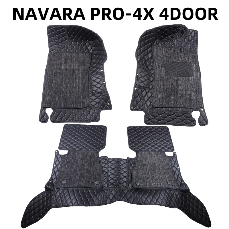 2Layers Carpet Nissan Navara Car Floor Mat (2007Present) PRO4X/NP300