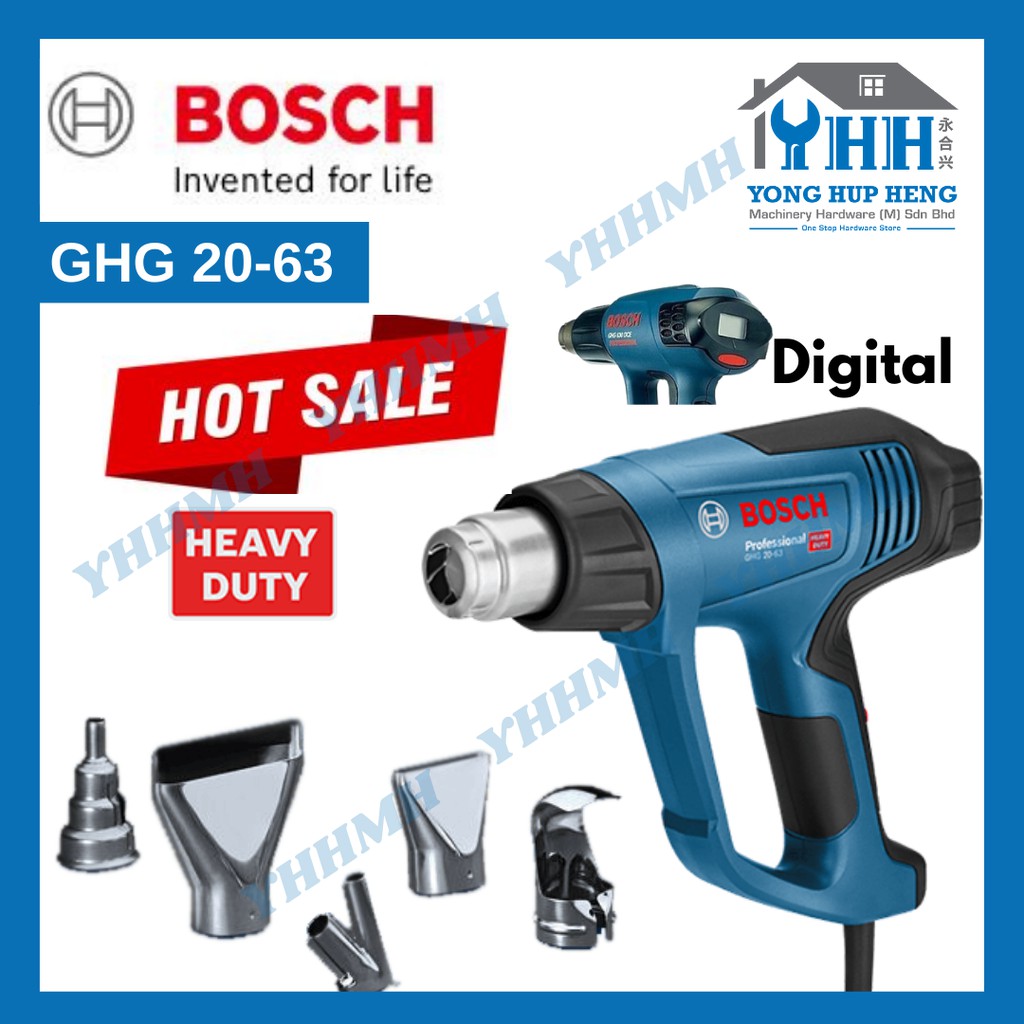 Bosch Heat Gun GHG2063 Digital Kit Professional Hot Gun GHG 2063 Shopee Malaysia
