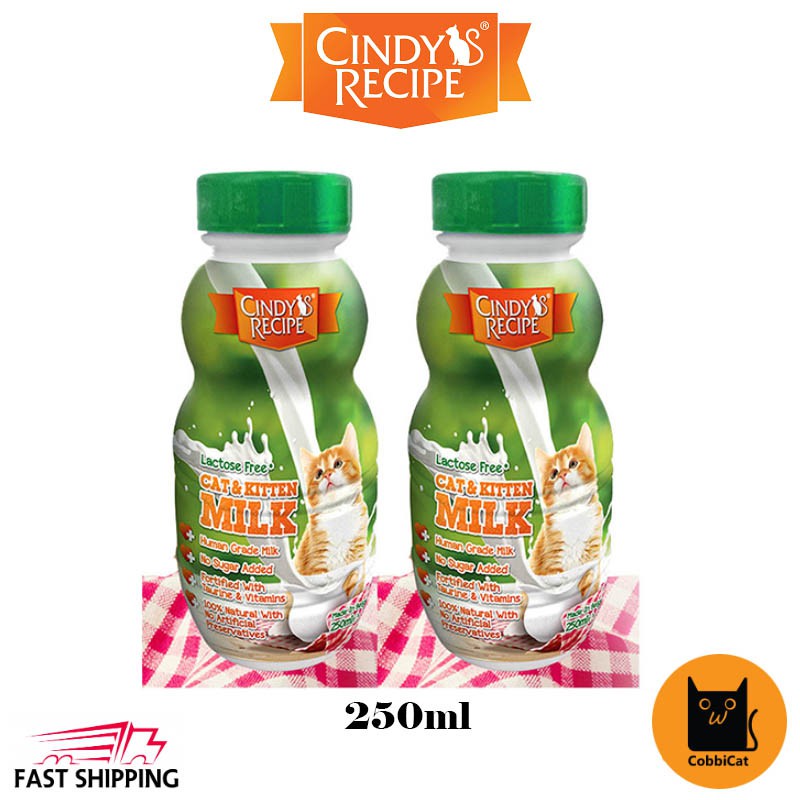 CINDY Recipe Cat & Kitten Milk/Susu (250ml) Shopee Malaysia