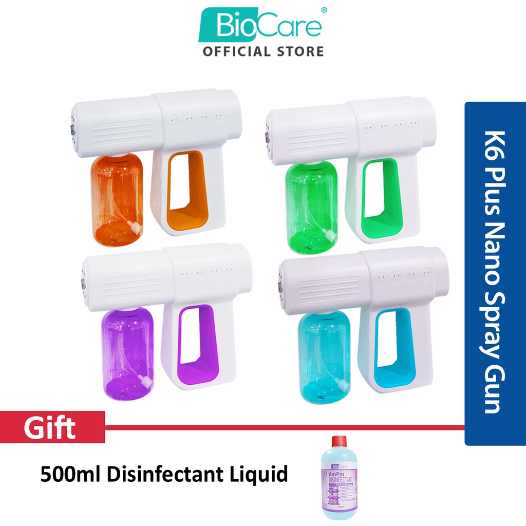 Biocare Nano Spray Gun K6X [Free Disinfectant 500ml] Shopee Malaysia