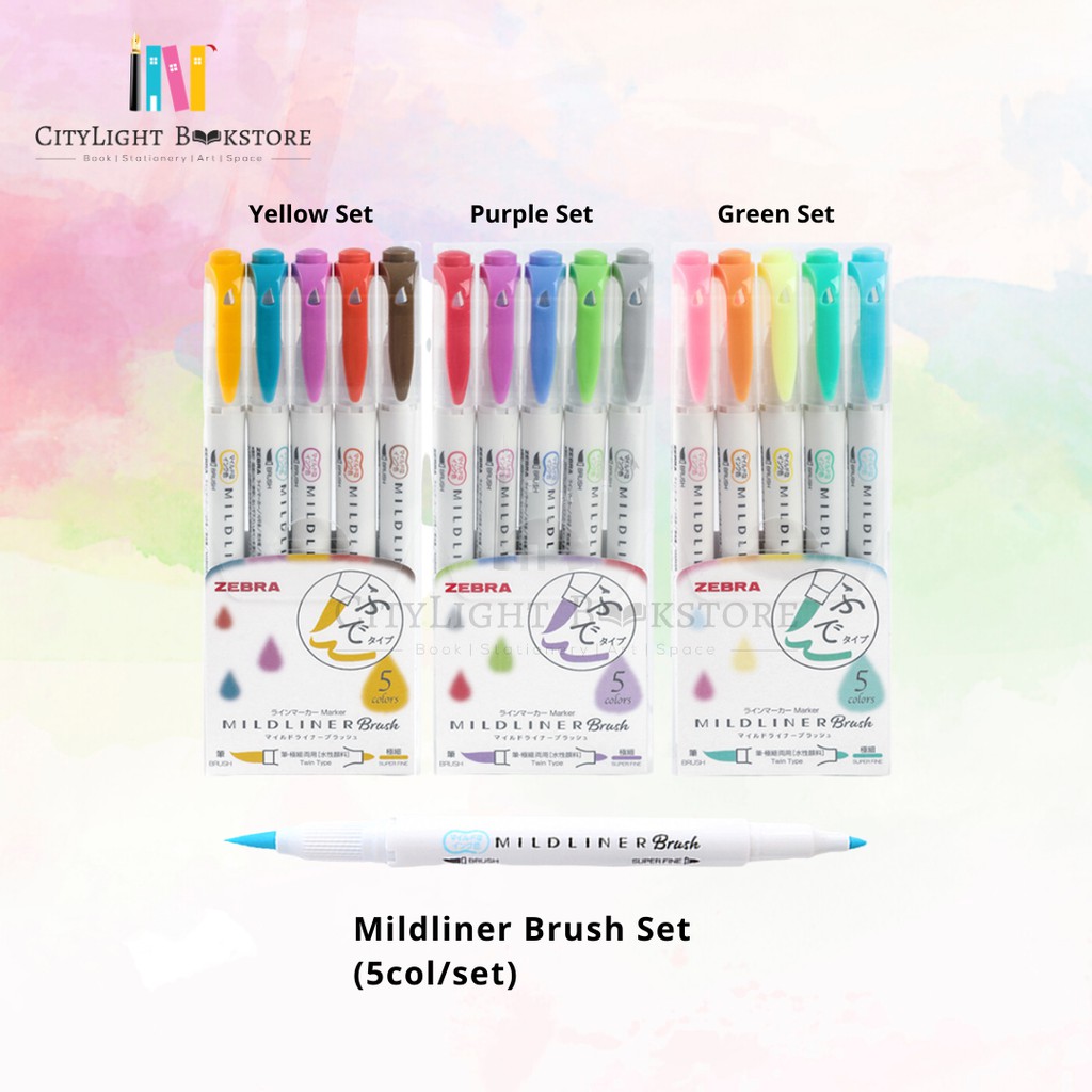 [CITYLIGHT] Stationery Zebra Mildliner Double Sided Twin Tip