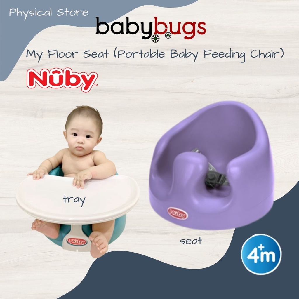 Nuby My Floor Seat (Portable Baby Feeding Chair) Shopee Malaysia