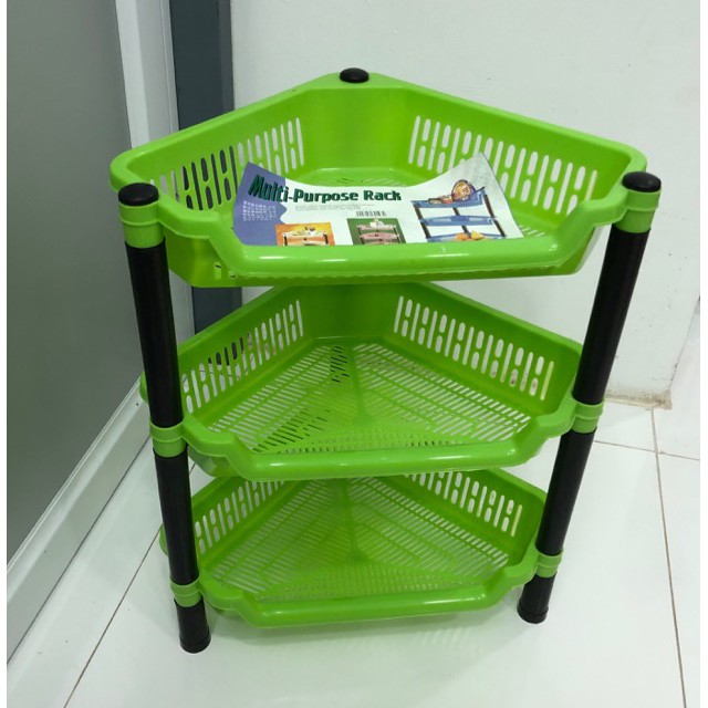 Triangle Multipurpose Storage Rack / Toilet Rack / Rak Dapur / BilikAir