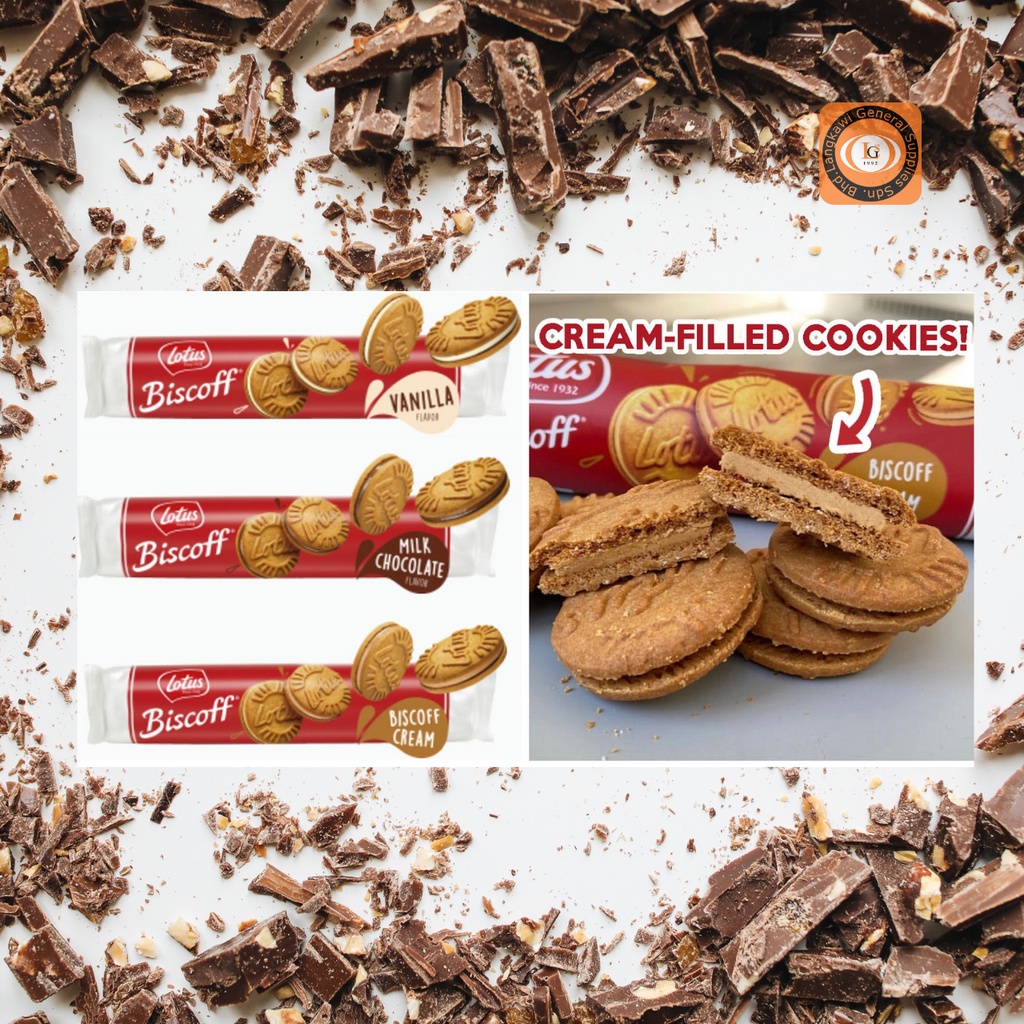 Lotus Biscoff Cookies Stuffed With NonDairy Vegan Cream sandwich