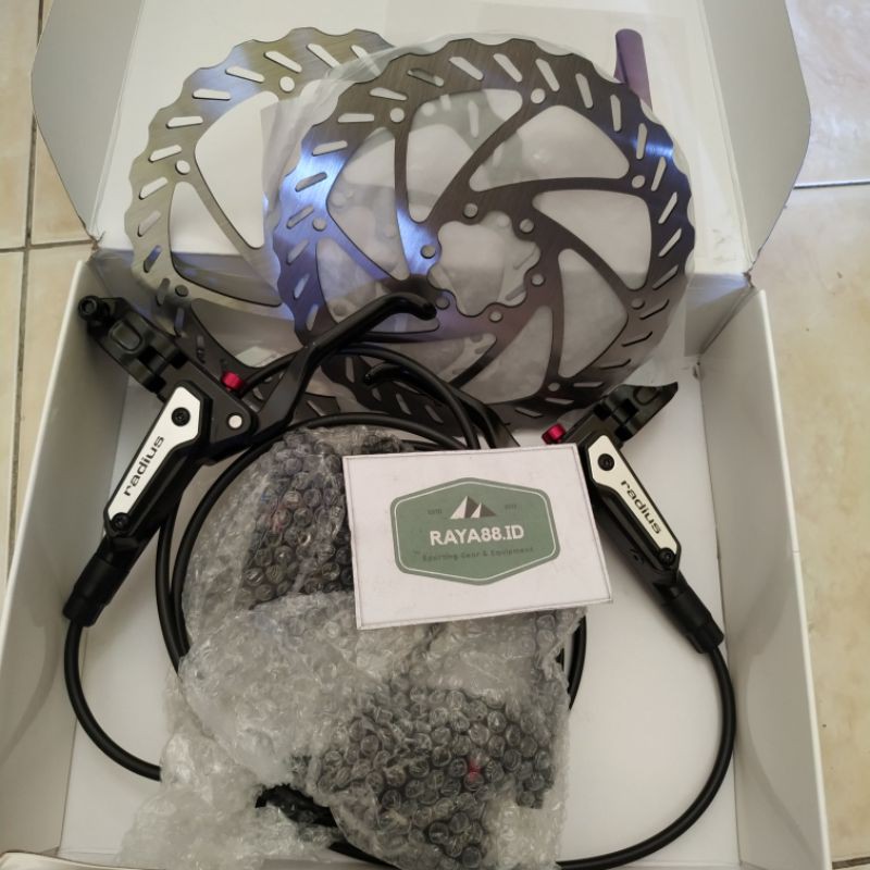 Raya88 BRAKE SET Hydraulic RADIUS Hydraulic Disc BRAKE MTB ROAD BIKE
