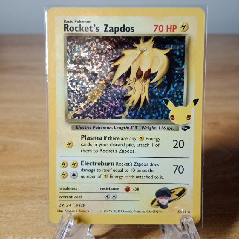 Pokemon 25th Anniversary (Mew ex, Rocket's Zapdos, Luxray, Groundon