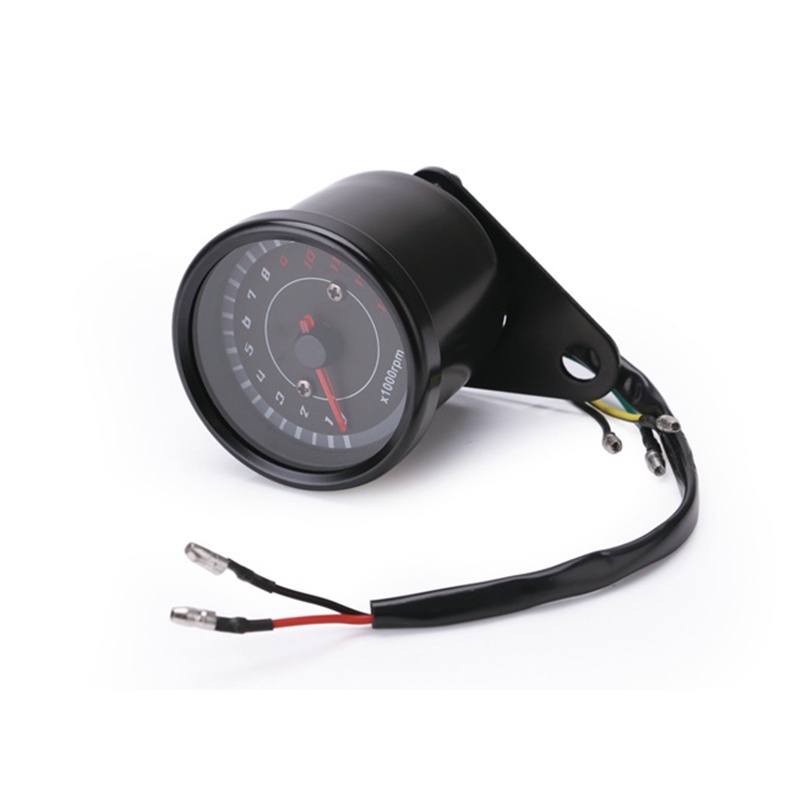 MOTORCYCLE RPM METER 12V TACHOMETER METER LED BACKLIGHT 13K RPM SHIFT