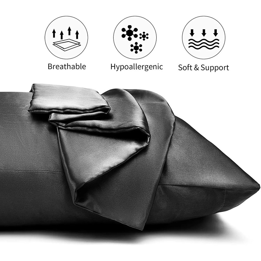 100 Original Mulberry Silk Pillow Case with Matching Hair Scrunchie Highest Grade 6A Non