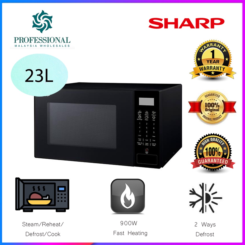 【LOWEST PRICE】Sharp 25L / 20L Microwave Oven 20L Basic Microwave Oven R