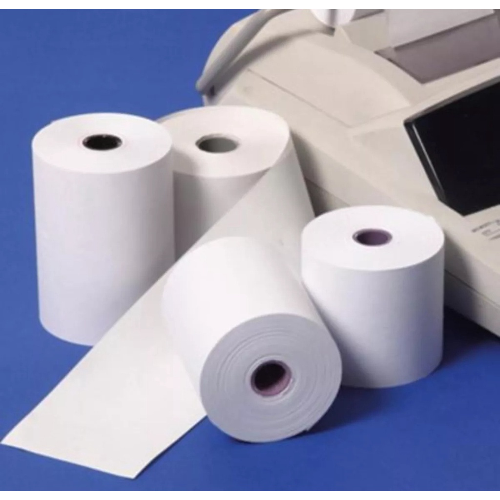 High White Receipt Paper Roll 57mm x 65mm Adding Roll / Cash Register