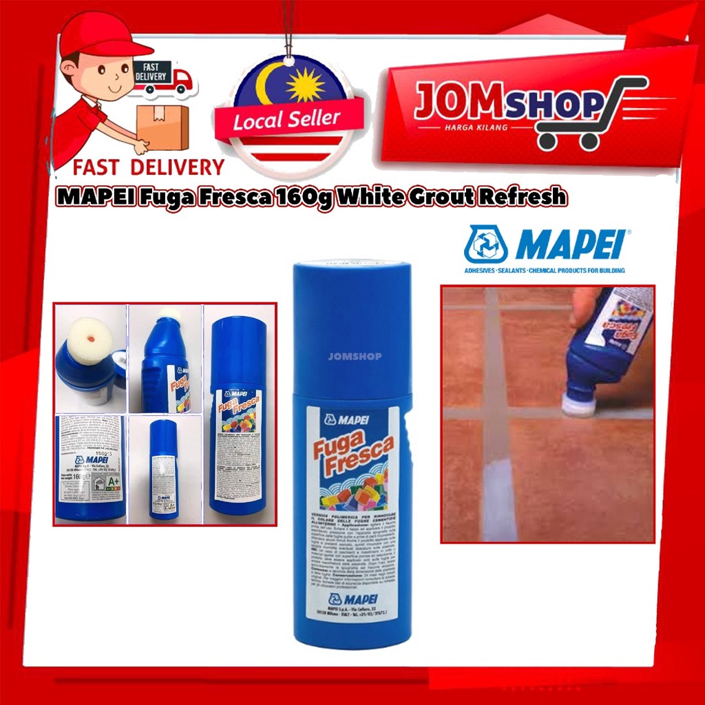 MAPEI Fuga Fresca 160g white 100 Grout Coloured Reviver For