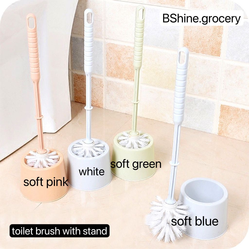 CHEAP Toilet Brush With Holder/PLASTIC HANDLE TOILET BOWL WASHER