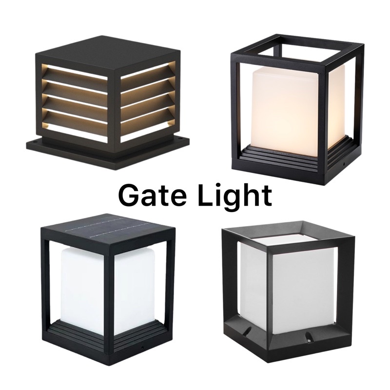 Gardern Light Gate Light outdoor pillar Light weather proof Shopee