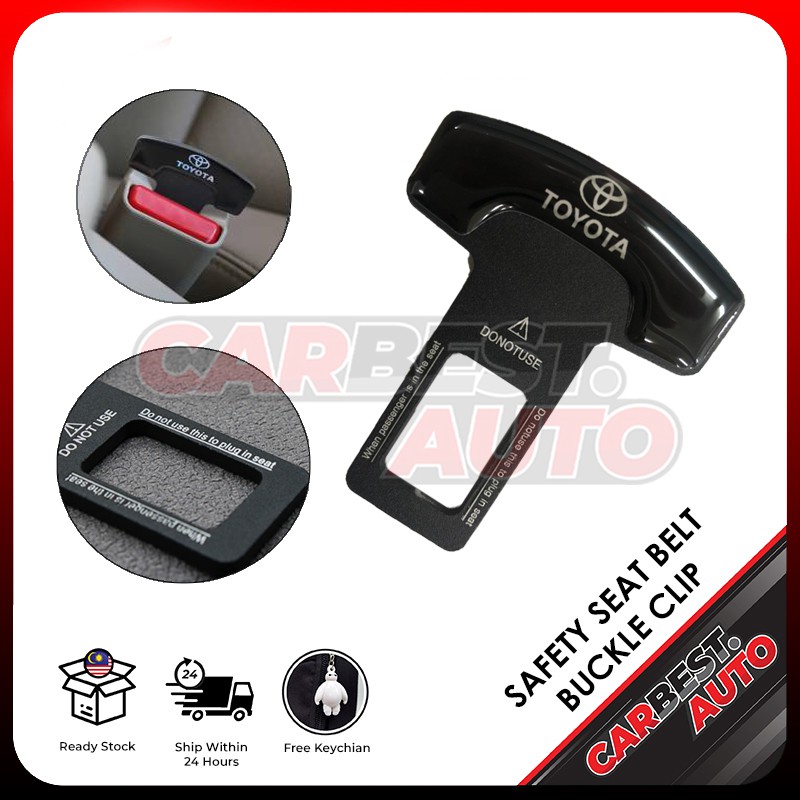 Toyota Safety Seat Belt Buckle Belt Clip Elimination Sound Vios Cross