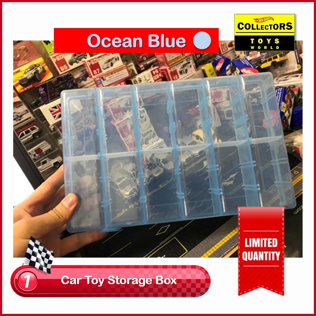 Hotwheels Storage Box Protector 12 slots Match Box & Tomica Car toys