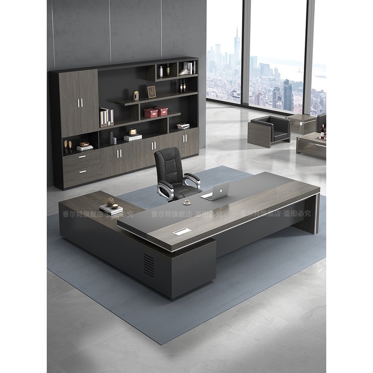 Formal Office Working Table CEO Working Desk With Side