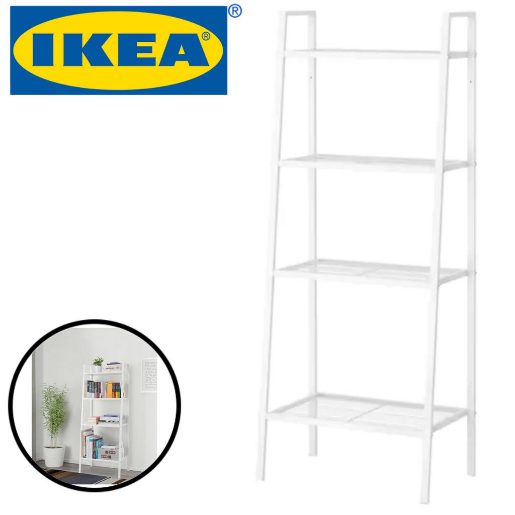 IKEA Lerberg Multifunction 4 Tier Shelving Bookcase Book Storage Modern