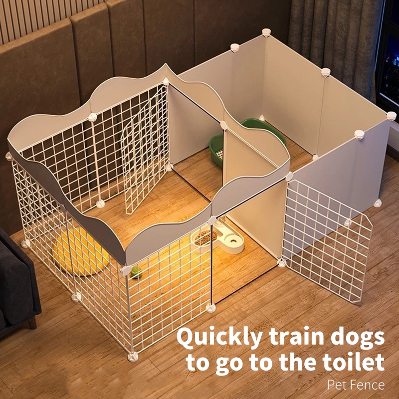 【Ready Stock】Pet Fence Kennel Baffle Cat Dog Fence Indoor Rabbit Guinea