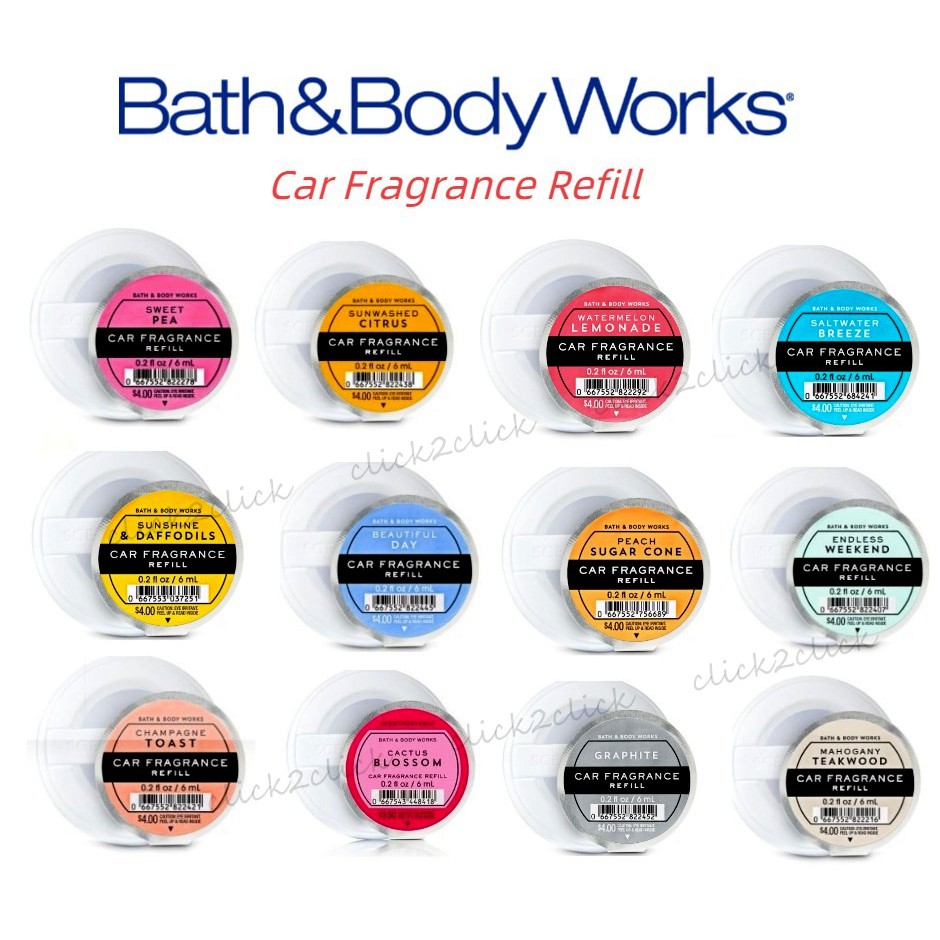 Ready Stock Bath and body works car fragrance refill ( Holder not