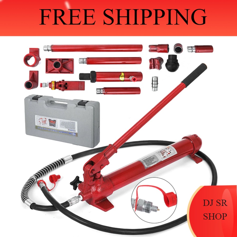  Hydraulic Jack kit 10 Ton Portable Power Hydraulic Jack Body Frame