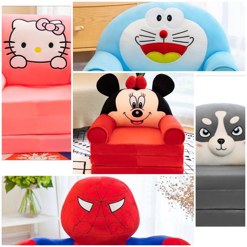 Sofa baby 3 layer kids kartoon sofa/foldable children cute sufa/Tilam