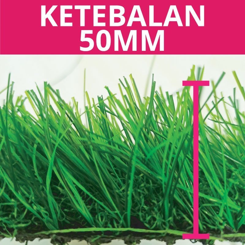 ARTIFICIAL GRASS CARPET 50MM [2 METER X 1 METER] / INDOOR AND OUTDOOR