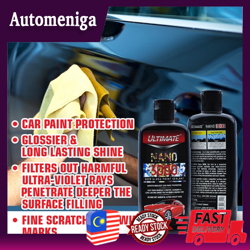 ⚡READY STOCK⚡ ULTIMATE Nano 3000 Deep Gloss Paint Sealant With UV