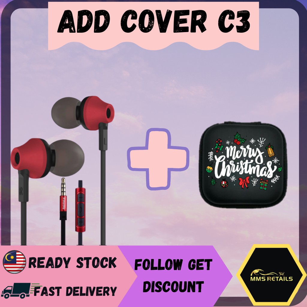 REMAX RM610D Super Bass InEar 120cm Wire Length Earphones RM610D